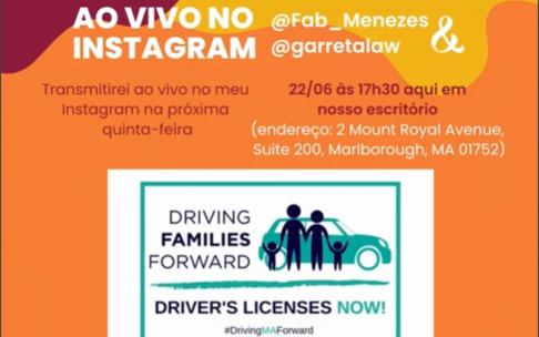Mega Live que vai tirar dúvidas sobre carteira de motorista para indocumentados acontecerá na quinta, dia 22